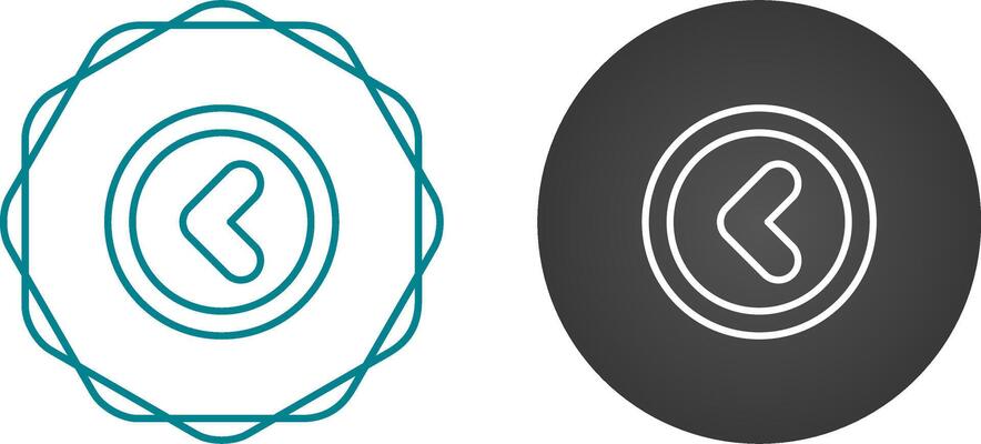 Angle Left Vector Icon