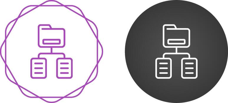 documento clasificación vector icono
