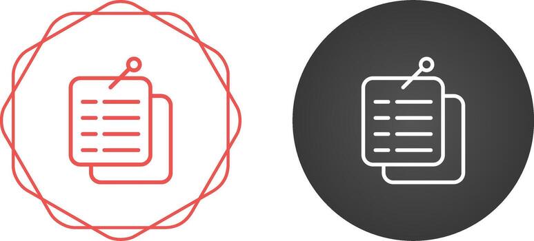 documento anotación vector icono