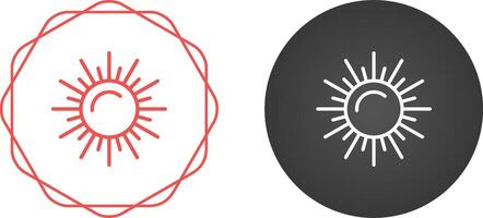 icono de vector de sol