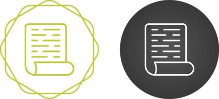 Page with Curl Vector Icon