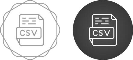 CSV Vector Icon
