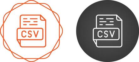 CSV Vector Icon