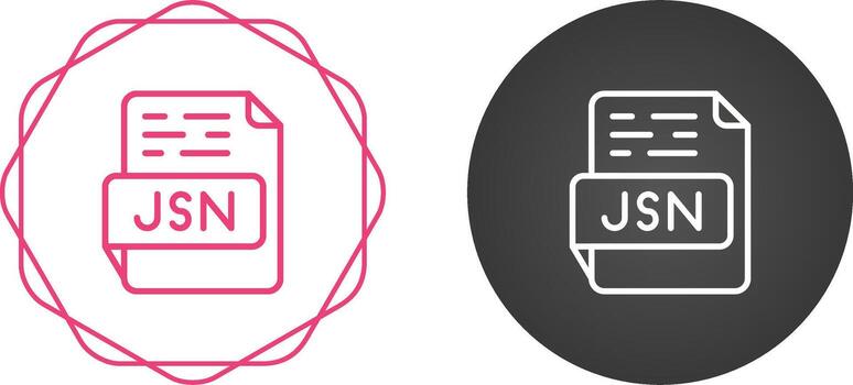 JSON Vector Icon
