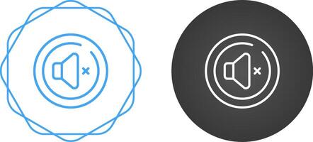Mute Circle Vector Icon