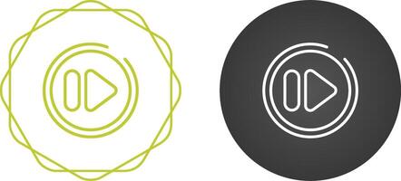 Fast Forward Button Vector Icon