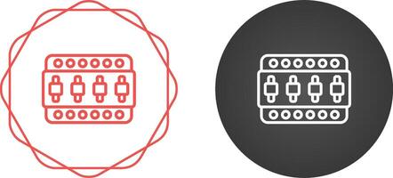 icono de vector de interruptor de transferencia