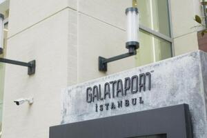 Galataport text sign in eminonu photo