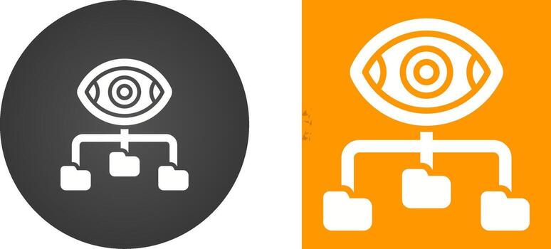 icono de vector de visualización de datos