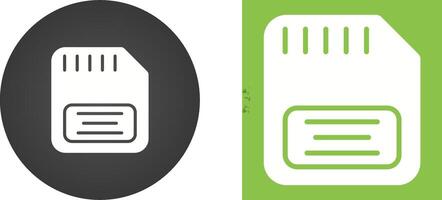 Memory Card Vector Icon