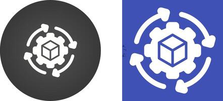 Supply Chain Analytics Vector Icon