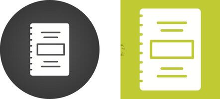 Notebook Vector Icon