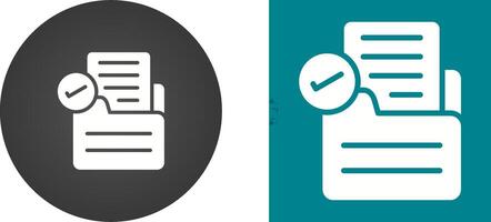 Document Approval Vector Icon