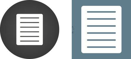 Document Align Justify Vector Icon
