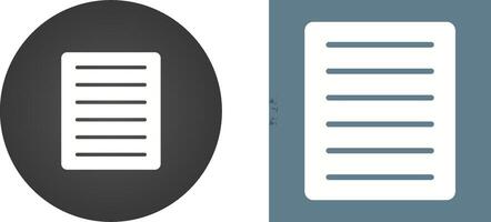 Document Align Justify Vector Icon