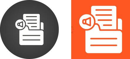 Document Insert Audio Vector Icon