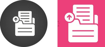 Document Upload Vector Icon
