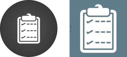 Task list with checkmarks Vector Icon