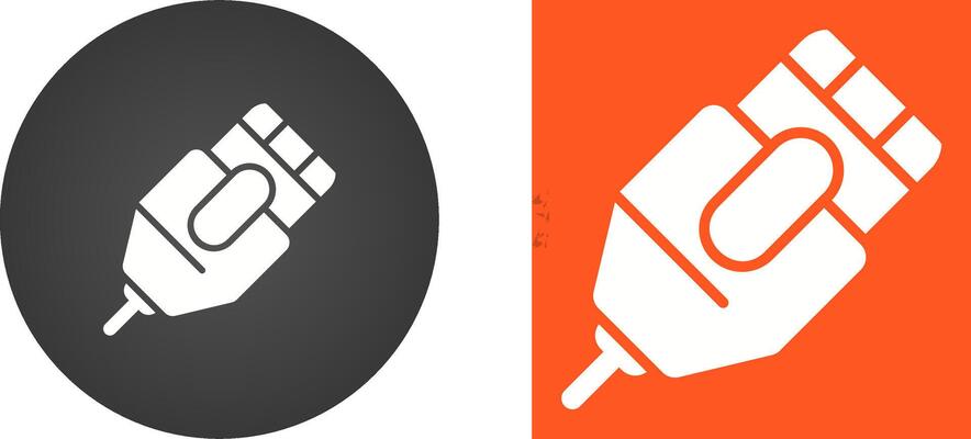 Ethernet Cable Vector Icon
