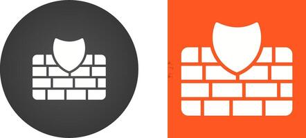 icono de vector de firewall