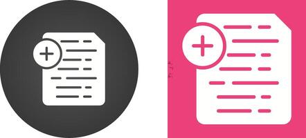 Document Insert Icon Vector Icon