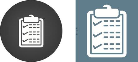 Clipboard with checkmark Vector Icon