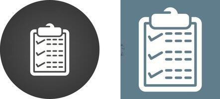 Clipboard with checkmark Vector Icon