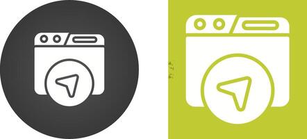 Website Navigation Vector Icon