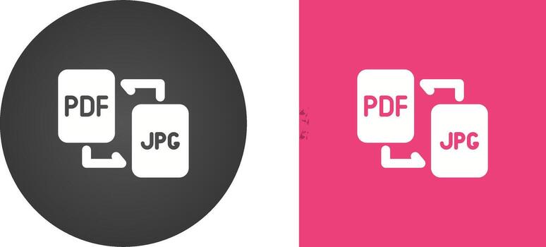 documento conversión vector icono