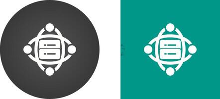 Cluster Server Vector Icon