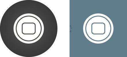 Stop Button Vector Icon