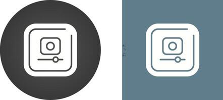 Video Record Square Vector Icon