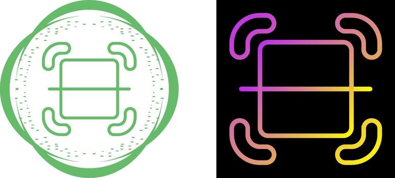 icono de vector de escáner
