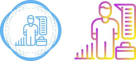 HR Analytics Vector Icon