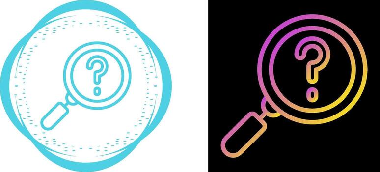 problema enmarcado vector icono