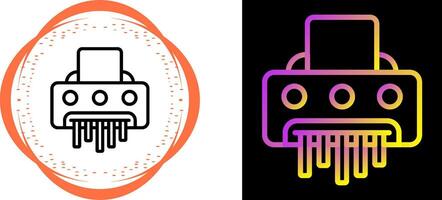 Document Cut Vector Icon