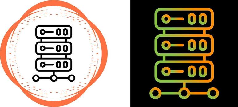 icono de vector de base de datos