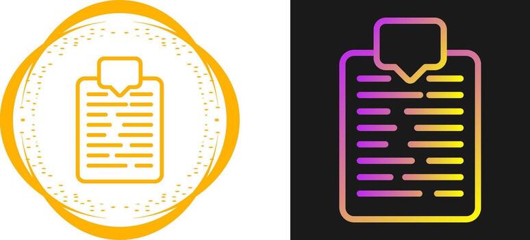 documento etiquetado vector icono