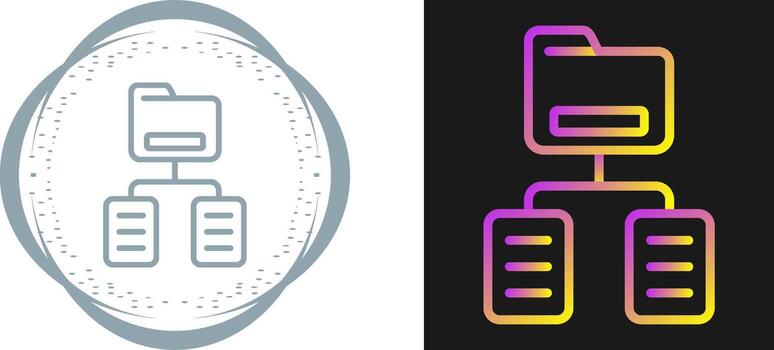 documento clasificación vector icono