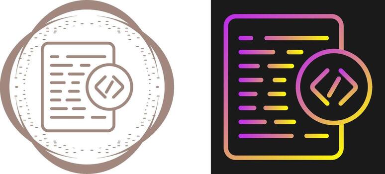 Document Metadata Vector Icon