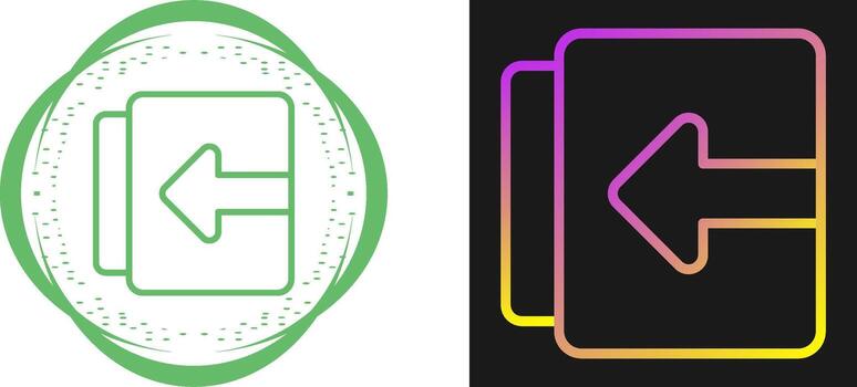 Document Import Vector Icon