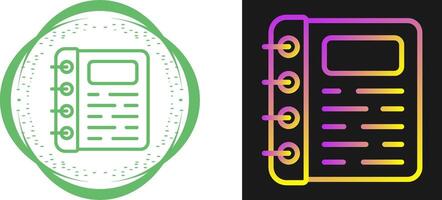 Spiral Notepad Vector Icon
