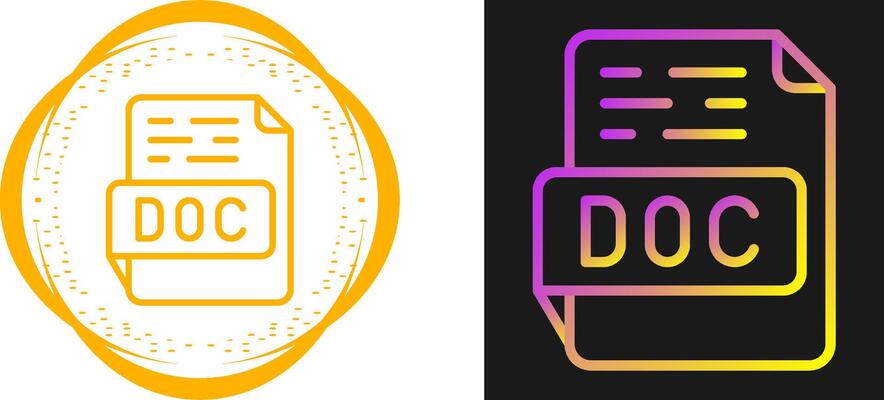 DOC Vector Icon