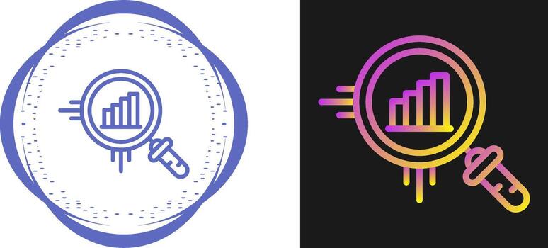 icono de vector de analítica