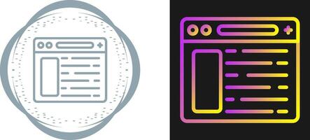 Browser Vector Icon