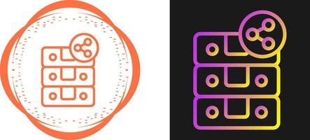 Server Sharing Vector Icon