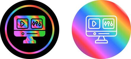 Video Editing Vector Icon