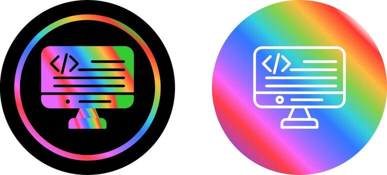 icono de vector de lenguaje de programación