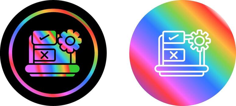 User Testing Vector Icon