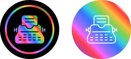 Typewriter Vector Icon